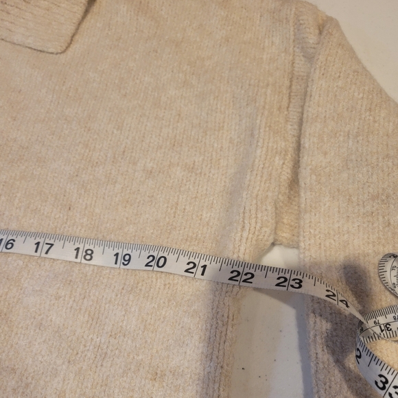 Revolve Clothing Stitches and Stripes Natural Beige Sweater Size Medium NWT - Picture 4 of 5